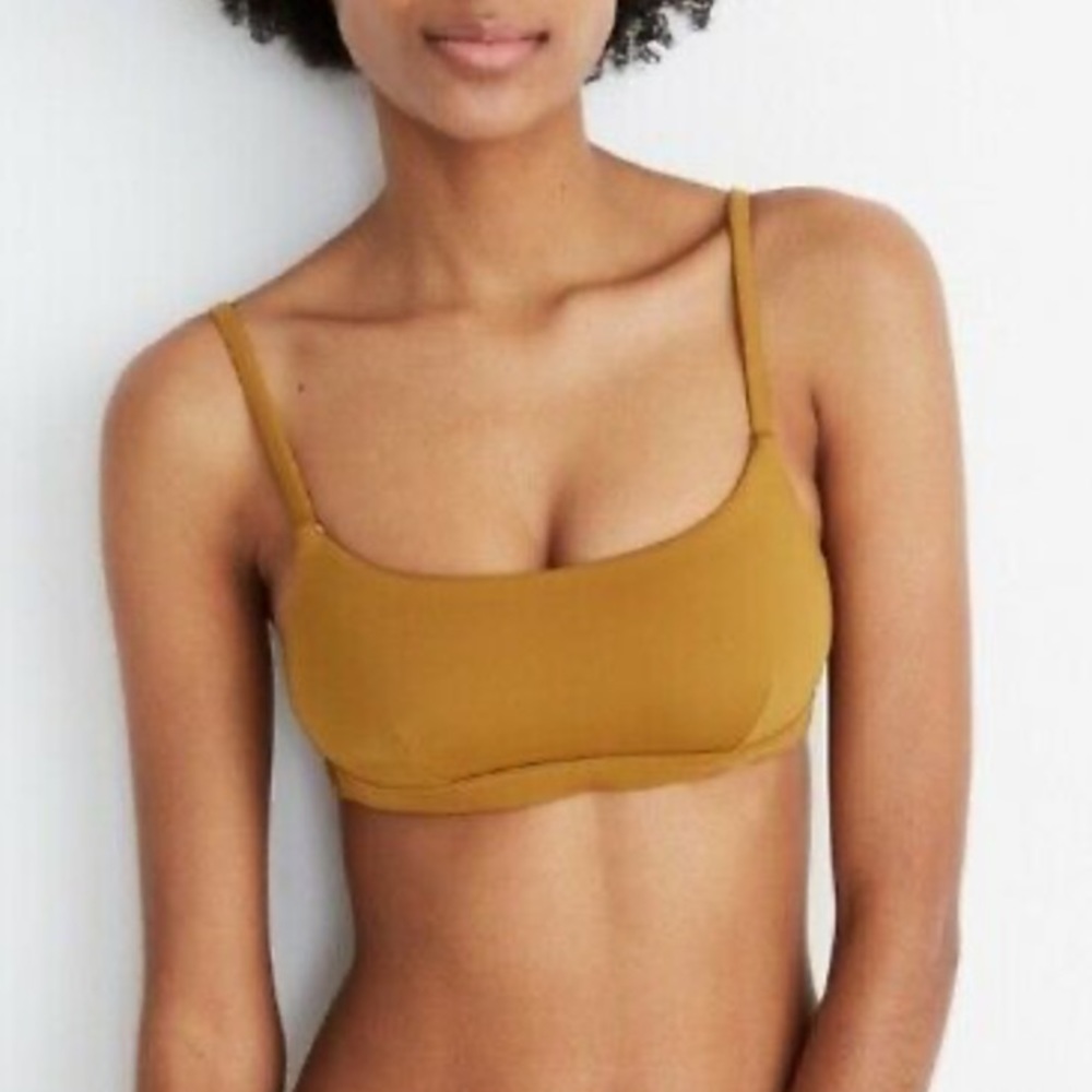 Madewell Second Wave Sport Bikini Top Size S